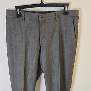 Zara Men's Grey Slim Dress Pants